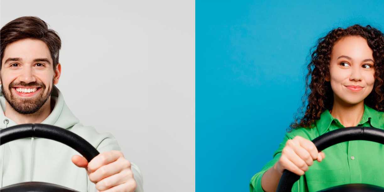 Los hombres y las mujeres no son iguales conduciendo