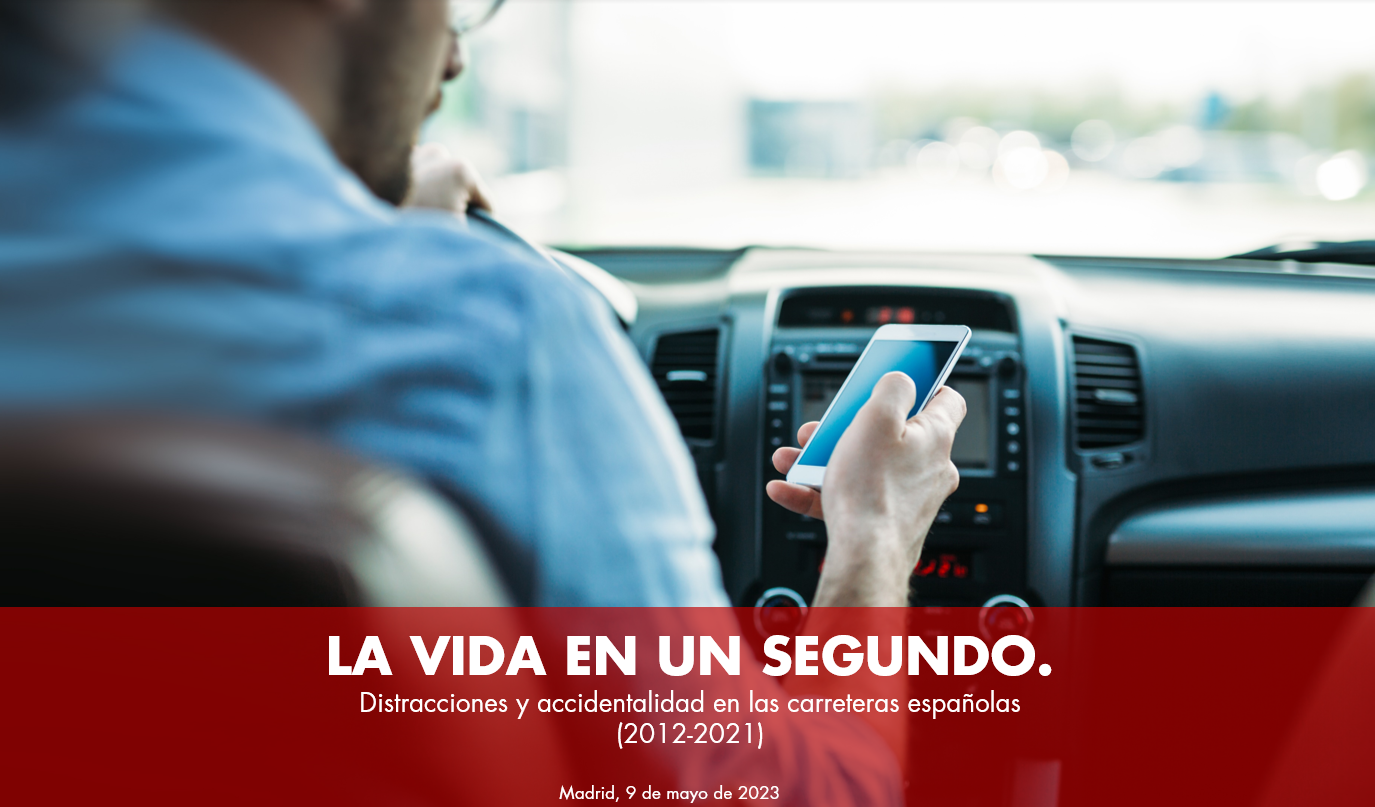 Estudio de la Fundación sobre distracciones y accidentalidad en las carreteras españolas