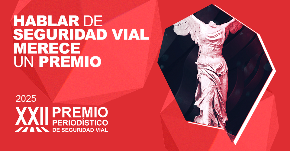 Logotipo de la 22 edición del Premio Periodístico de Seguridad Vial de la Fundación Línea Directa