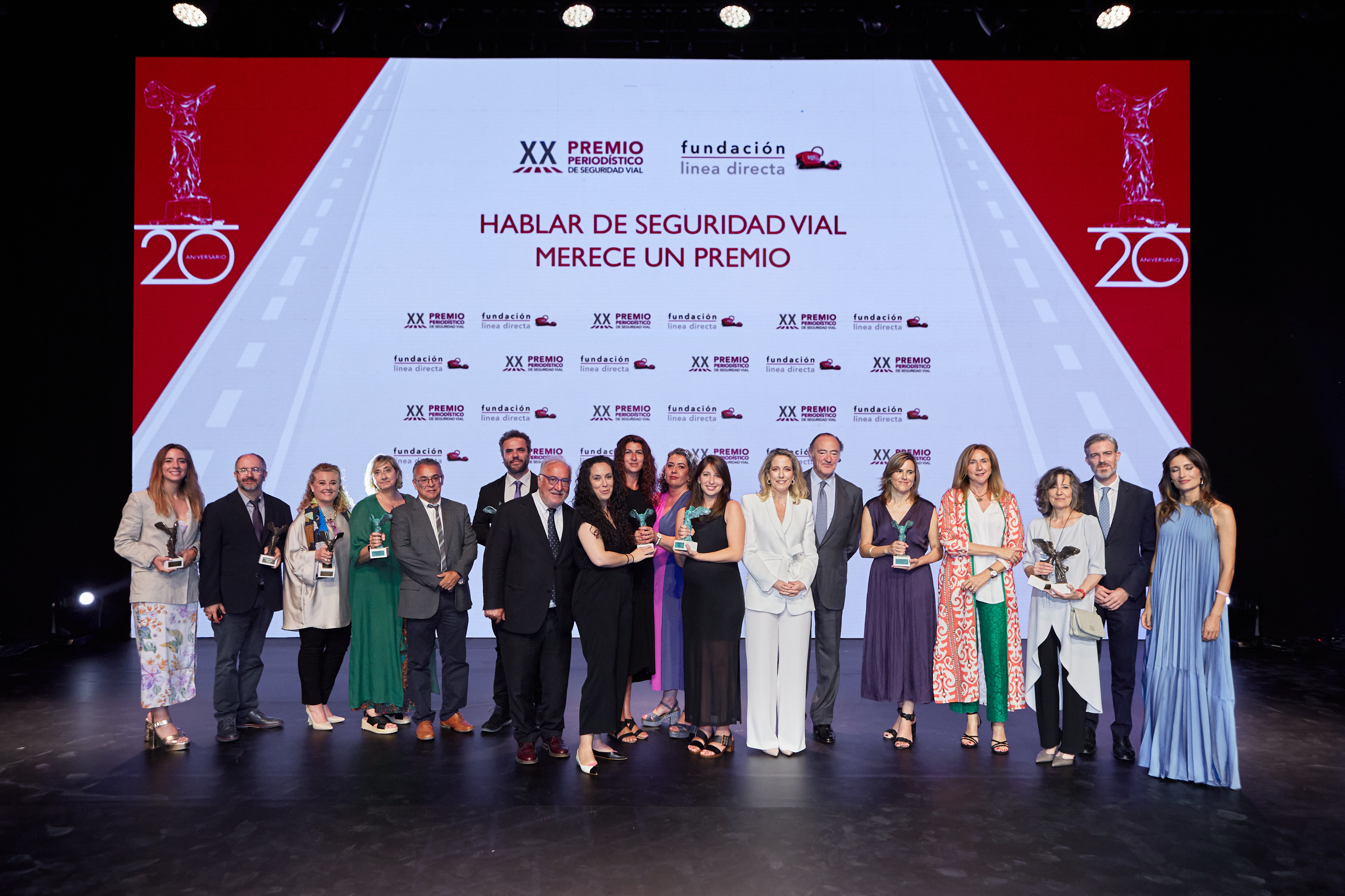 Ganadores del Premio Periodístico y Seguridad Vial Fundación Línea Directa
