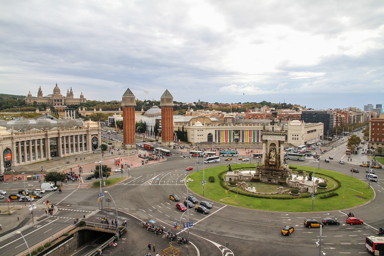 Glorieta de una ciudad